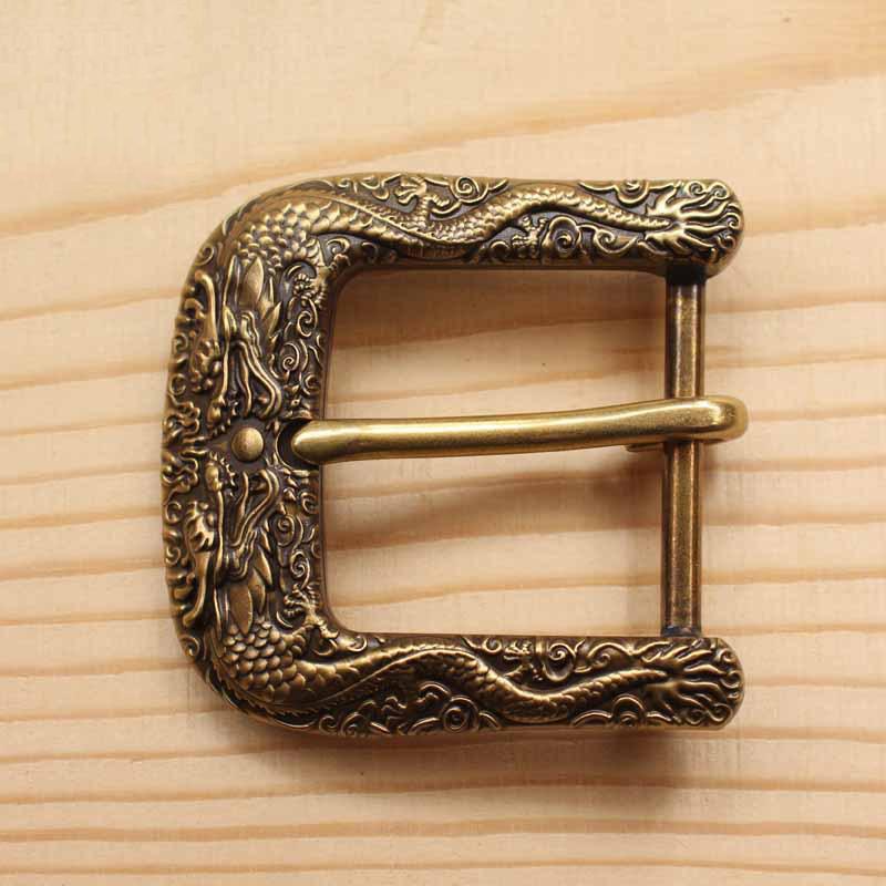 Mặt Khóa Thắt Lưng - Hình Rồng - Khóa Xỏ - Đồng Đúc Đặc Dragon01