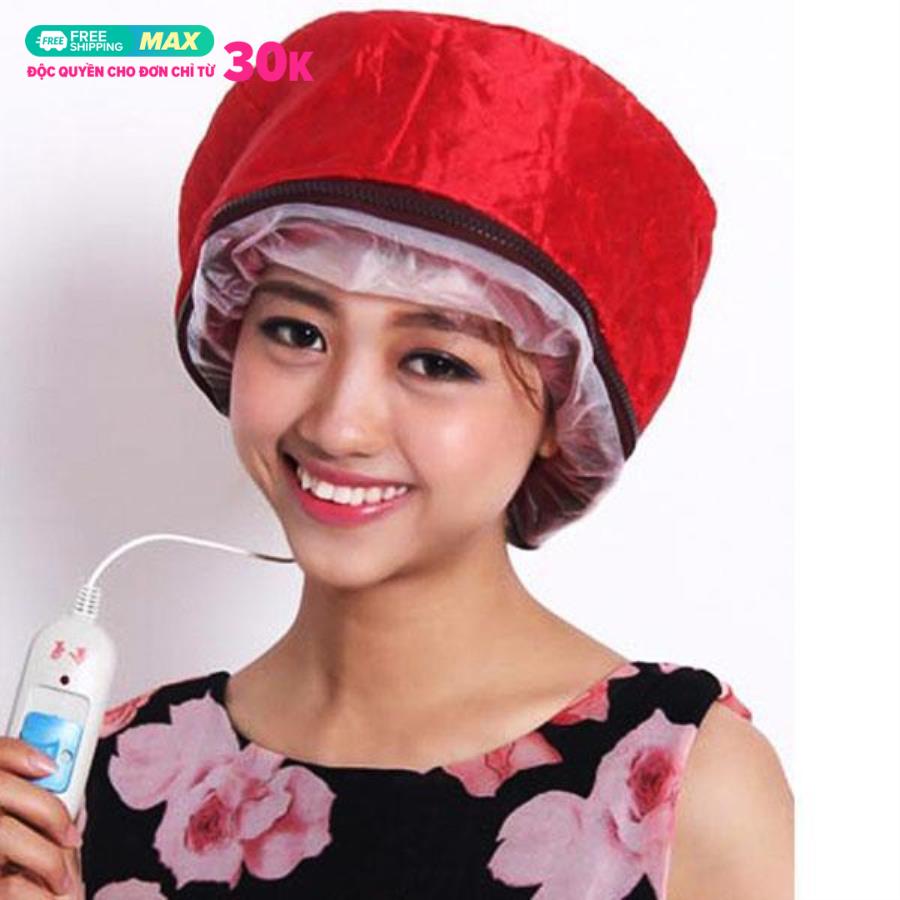 Nón Hấp Dầu Tại Nhà, Kích Nhiệt, Ủ Tóc Tiện Lợi
