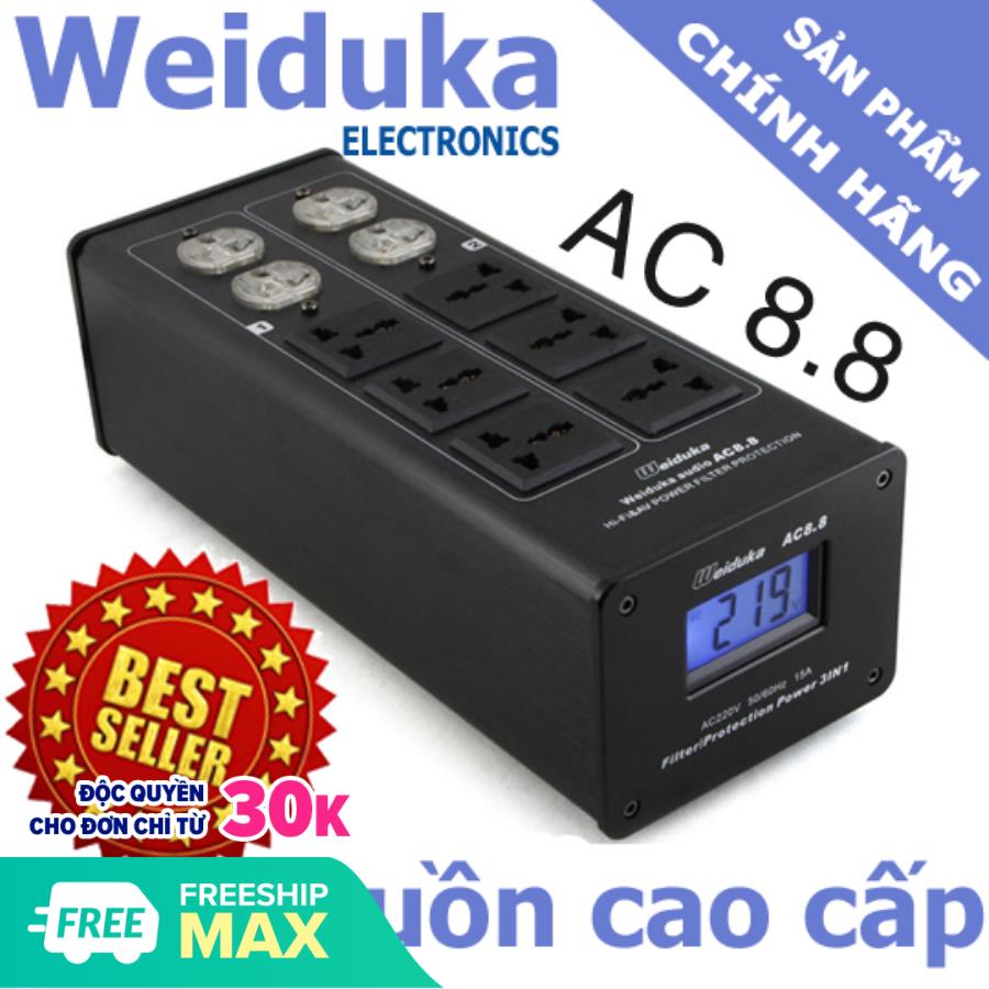 Weiduka AC 8.8 - Model 2023 Bộ lọc nguồn điện sạch cho Audio