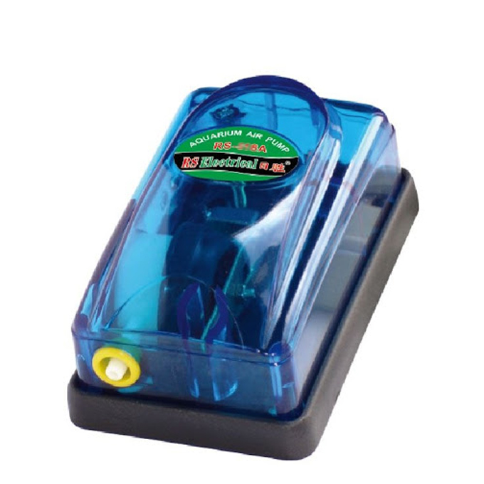 Máy sủi oxi bể cá cảnh rs 248a 1 vòi tặng kèm 1m dây dẫn và 01 quả sủi cho hồ cá cảnh