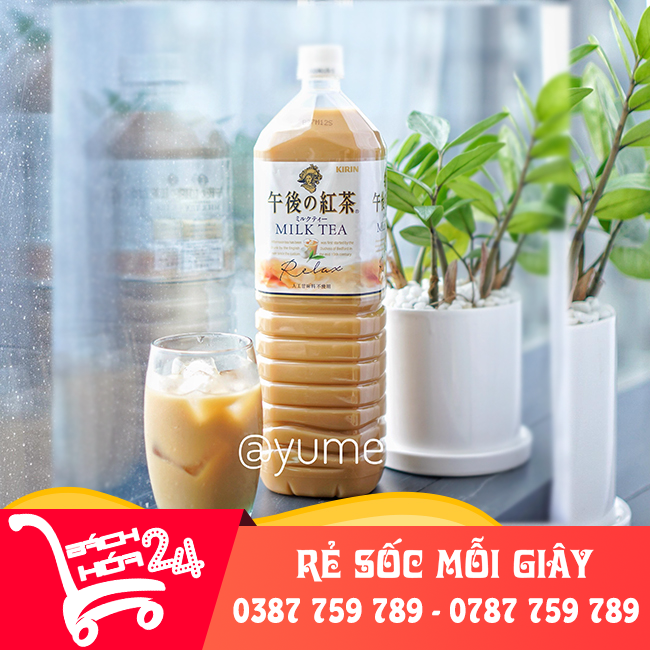 Trà sữa Kirin Nhật Bản chai 1.5 lit MỚI【Bách Hóa 24】