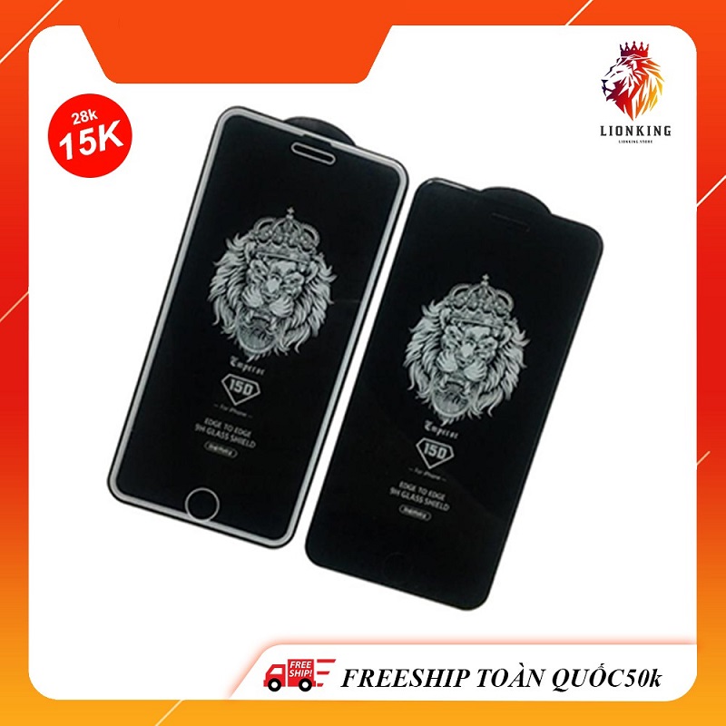 Kính cường lực Iphone 15D viền mỏng full không ăn màn hình cho iphone 6/6s/6Plus/6sPlus/7/8/7Plus/8Plus/X/Xs/Xr/XsMax