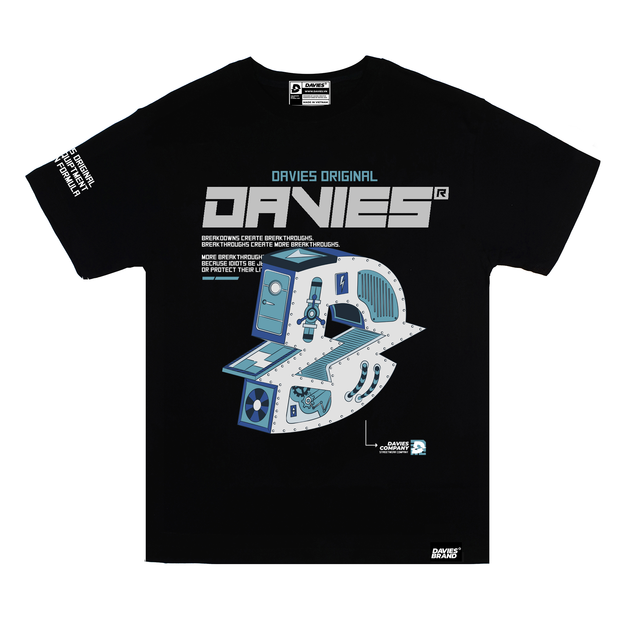 Dsw tee d engine - black