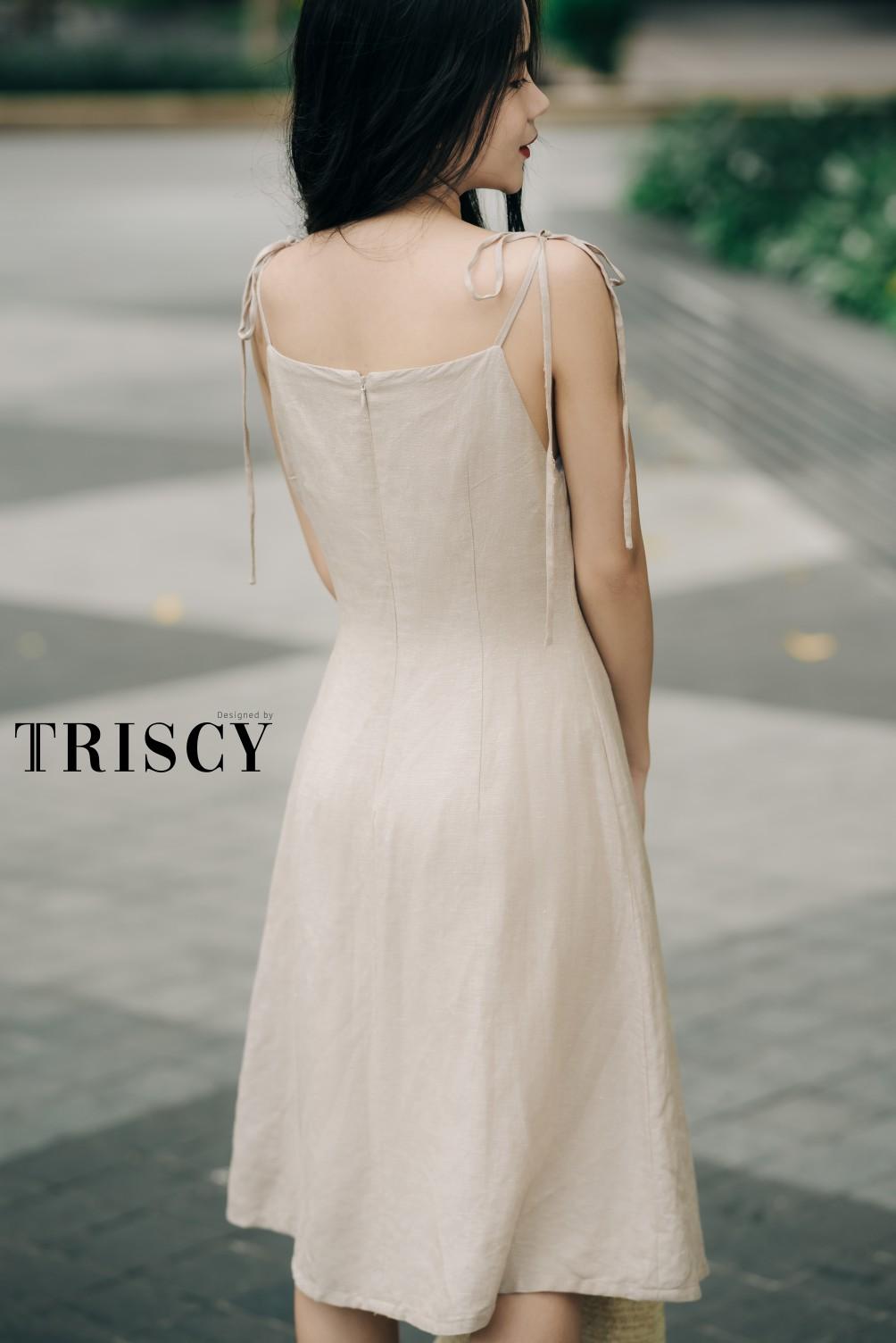 Đầm Linen 39D014 TRISCY