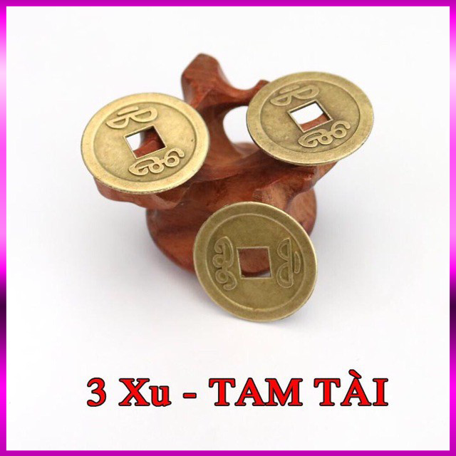 3 đồng xu phong thủy chiêu tài lộc