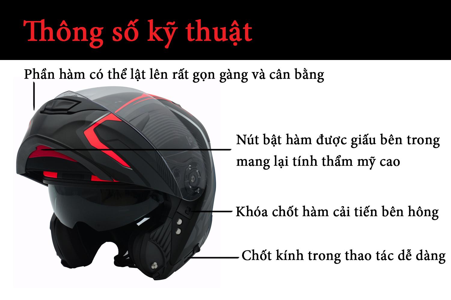 [HCM]Mũ lật hàm YOHE 950 CHÍNH HÃNG