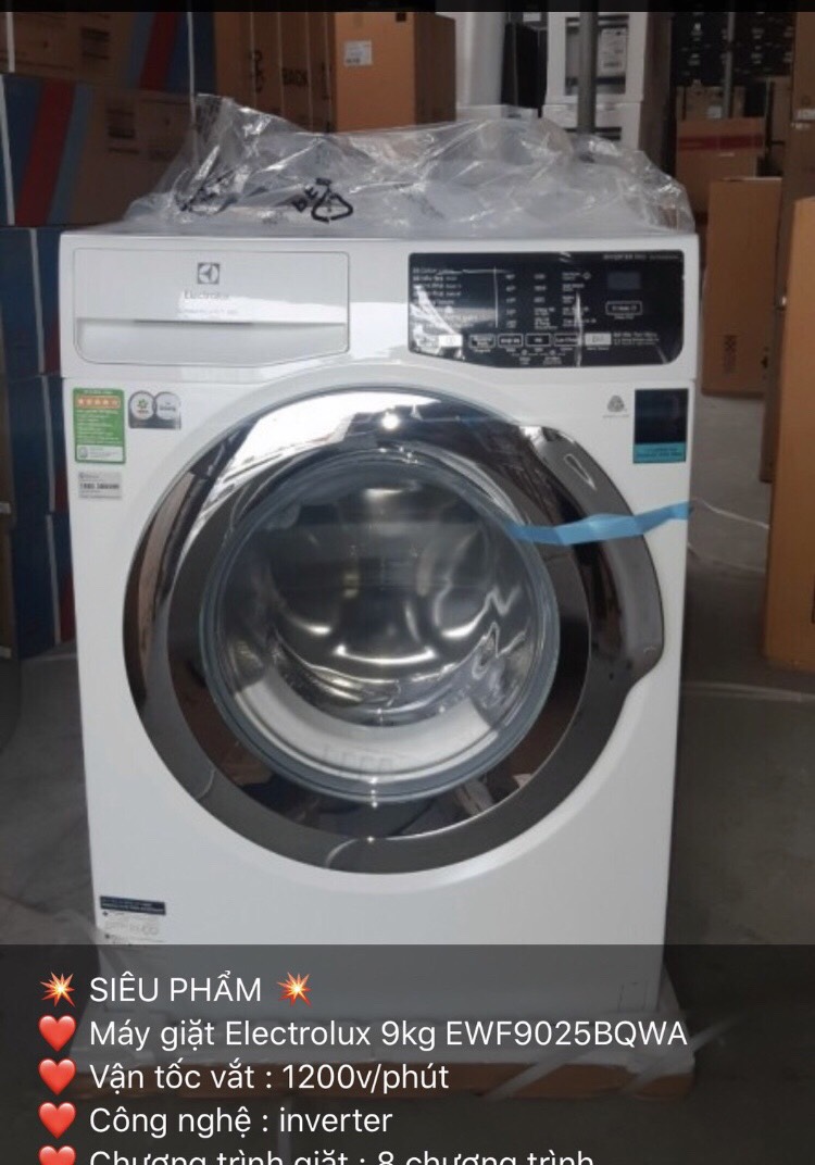 máy giặt Electrolux 9kg