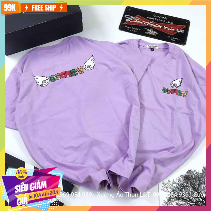 [HCM][SALE OFF 30%] Áo thun Cao Cấp Say Happy xinh xắn