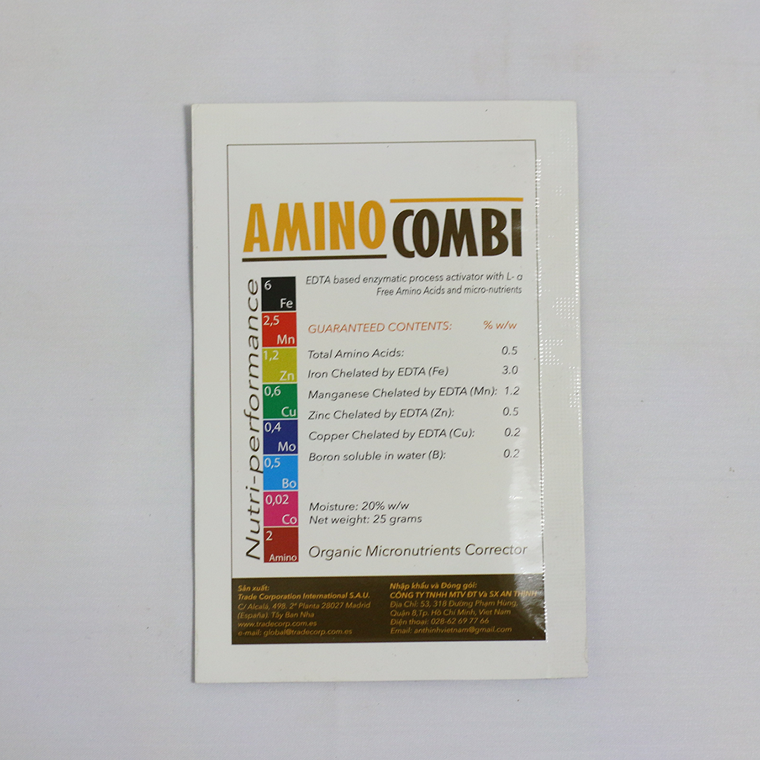 AMINO COMBI - PHÂN BÓN HỮU CƠ VI LƯỢNG - NHẬP KHẨU TÂY BAN NHA