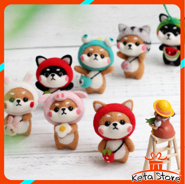 [LEN CHỌC CÓ HƯỚNG DẪN] BỘ KIT SHIBA VUI VẺ 2