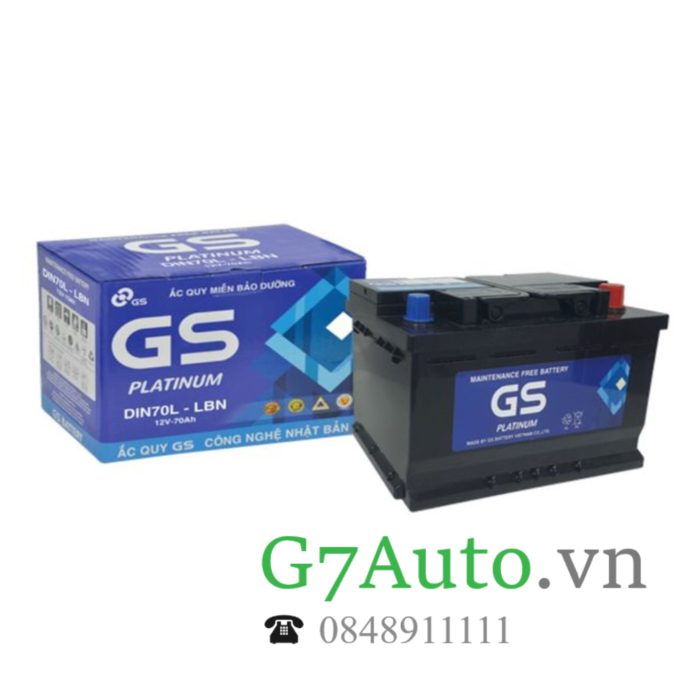 Ắc quy ô tô g7 kia gs 60ah din60l