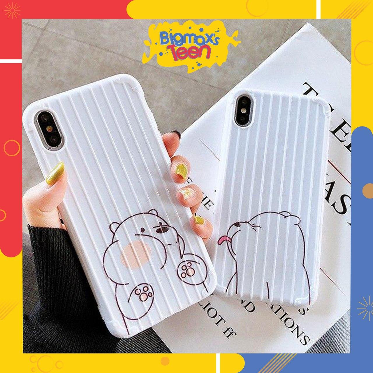 Ốp iphone vân sọc gấu 3d phủ bóng - ốp lưng iphone 7 plus 6 6s plus 7 8 plus x xs max xr 11 promax 12 12 pro 12 max 12 pro max