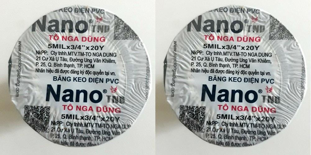 2 cuộn băng keo điện pvc 20y nano