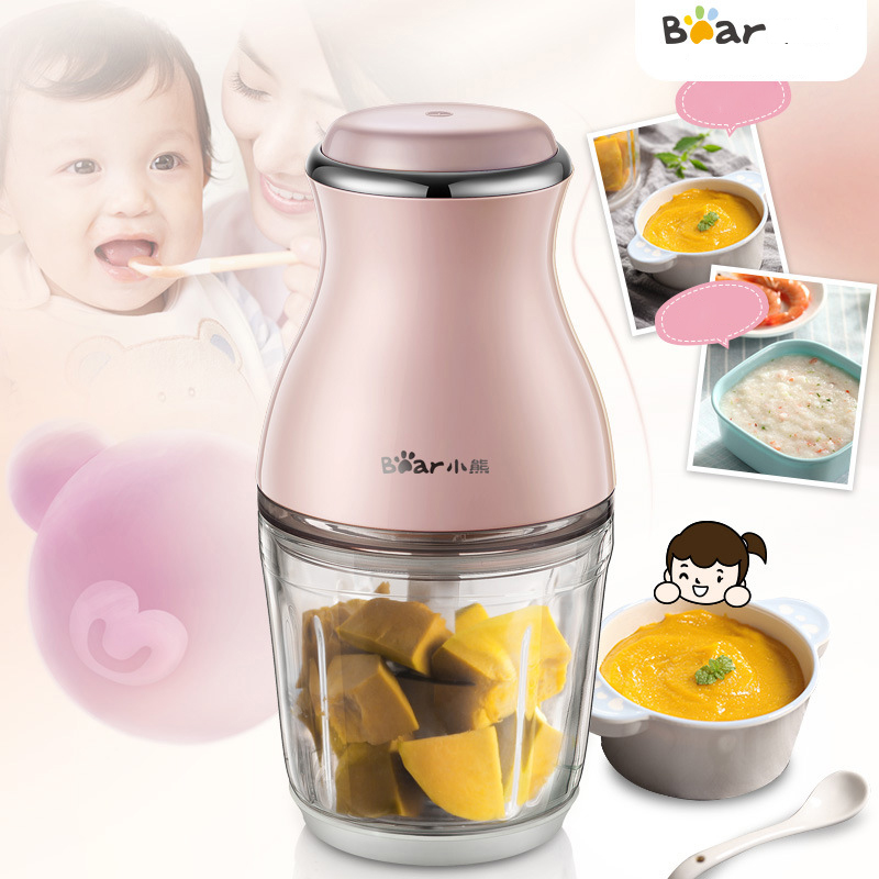 Máy xay tỏi ớt xay thịt, sinh tố, đồ ăn dặm cho bé, xay trộn dung tích 0.6l bear qsj-b02u2 và bear qsj-b02r1 chính hãng