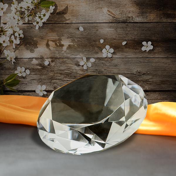 [HCM]Chặn Giấy Kim cương Pha Lê - Để Bàn Làm Việc/ Văn Phòng Phẩm