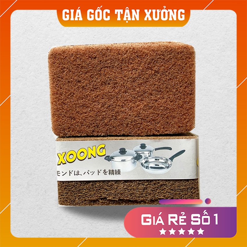 Miếng cước chùi xoong nồi Hàn Quốc chất lượng dễ sử dụng nhanh chóng đánh sạch các vết dính khó rửa