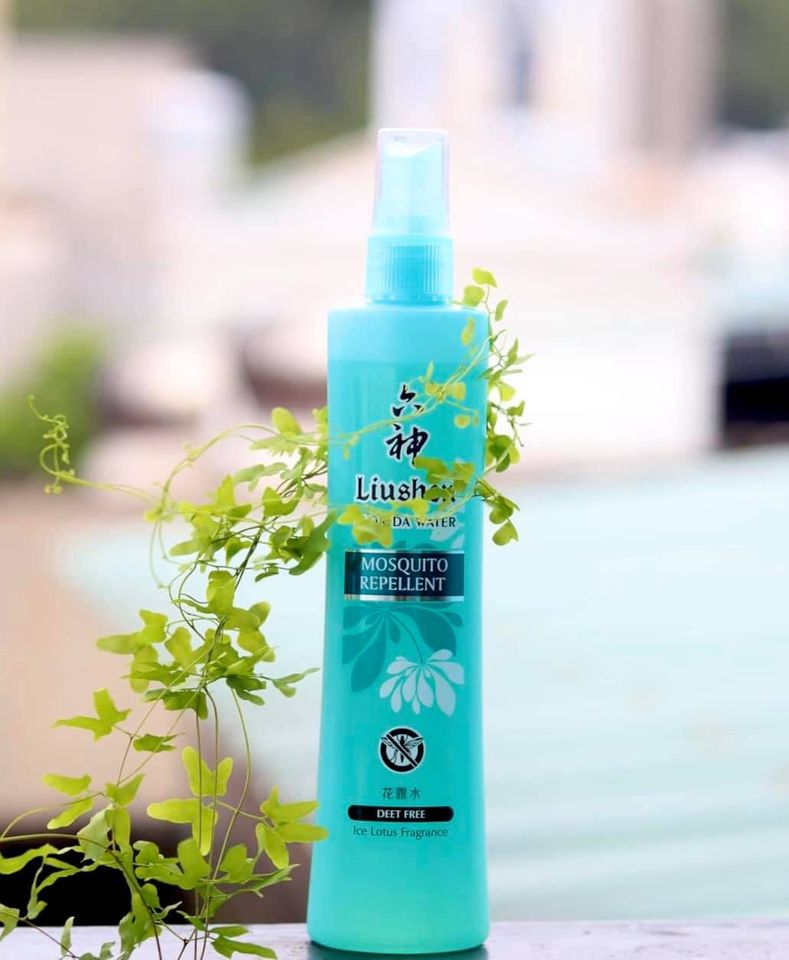 Chai xịt chống muỗi đốt LIUSHEN hương hoa sen 80ml