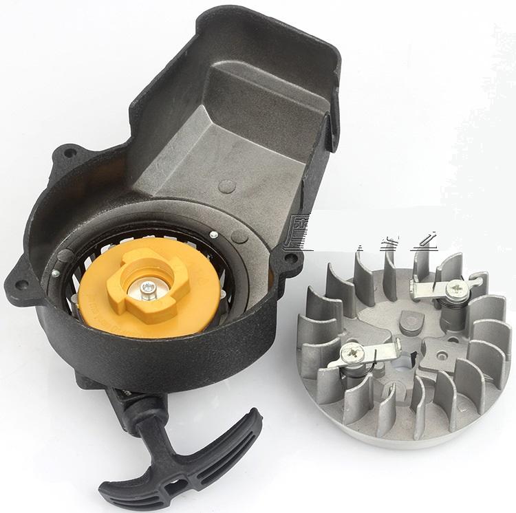 Chụp Khởi động và bánh đà động cơ 50cc moto và cào cào mini