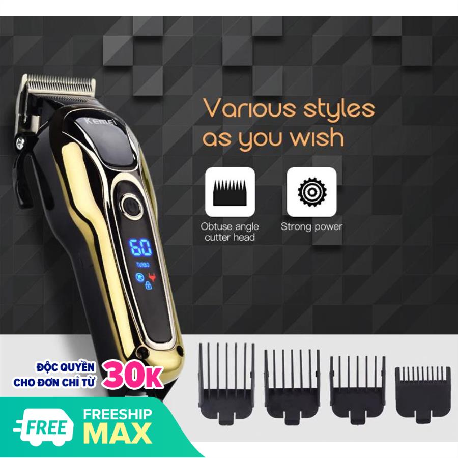 [HCM]Tông Đơ Cắt Tóc Kemei KM 1990 Cao CấpTông đơ cắt tóc chuyên nghiệp trẻ em người lớn gia đình loại tốt giá rẻ hơn tông đơ suker BH 1 đổi 1