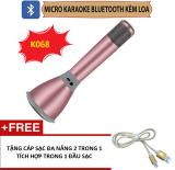 Micro karaoke K068 kết nối bluetooth + tặng cáp sạc đa năng