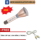 Micro karaoke kiêm loa K068 + tặng cáp sạc đa năng 2 trong 1