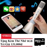 Micro thông minh K068 có Bluetooth karaoke tích hợp loa 3 trong 1 + Tặng thẻ nhớ 8GB