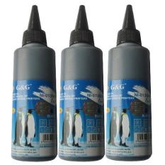 Mực in phun g&g bộ 3 lọ mực - màu đen