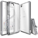 Ốp lưng cho Sony Xperia Z5 Compact - Ringke Fusion Smoke Black