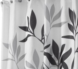 Rèm nhà tắm hình lá xám Interdesign - Mỹ 1.8x2m