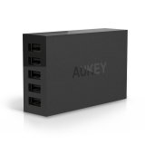 Sạc điện thoại Aukey PA-U13 5 cổng 40W/8A (Đen)