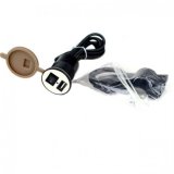 Sạc điện thoại gắn trên xe máy, MOTO loại 1 H17-ĐEN