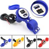 Sạc điện thoại gắn vào dây điện trên xe máy, moto H17