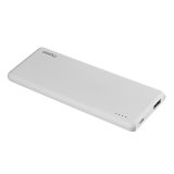 Sạc dự phòng siêu mỏng rapoo 5000mah, 2.1a & 1.0a pin li-po