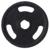 Tạ MIẾNG gang 10kg (Đen)