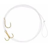 Thẻo câu gồm 1 lưỡi ba tiêu và 1 lưỡi đơn gắn sẵn cước leader dài 92 cm (size 16)