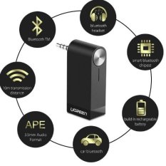 Thiết bị nhận Bluetooth Music Receiver Aux 3,5mm stereo Ugreen 30348 có hỗ trợ Micphone