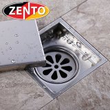 Thoát sàn chống mùi hôi và côn trùng 15x15cm Zento ZT554