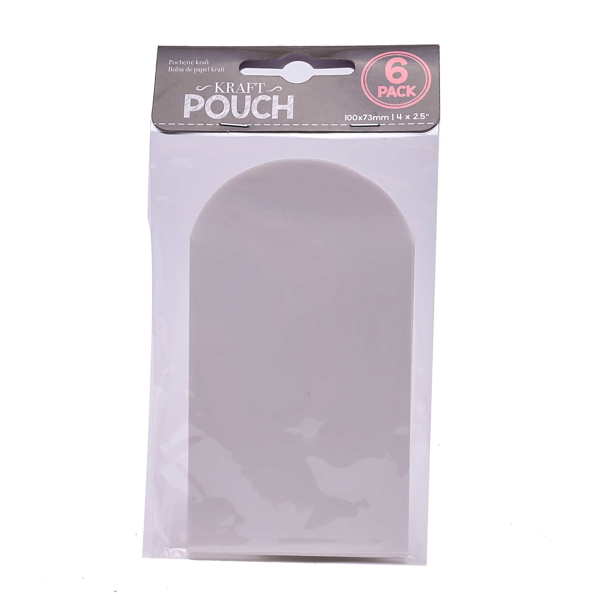 Túi giấy trắng 125 x 70 mm 6 cái ubl ya0017