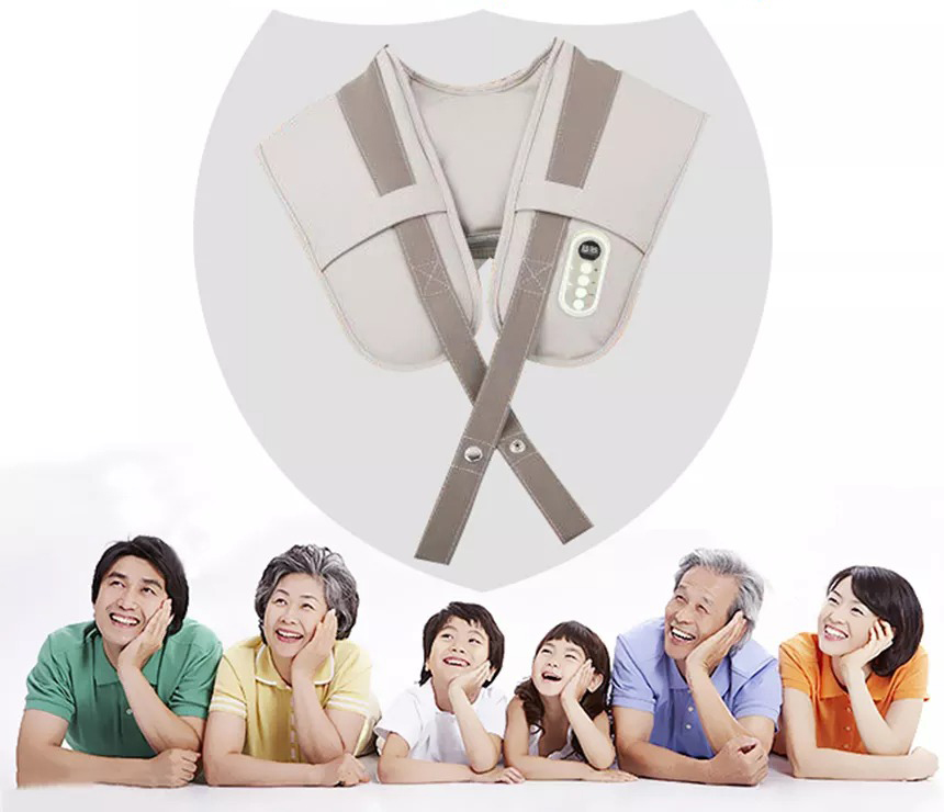 Máy Đấm Lưng Tẩm Quất, Máy Mát Xa Vai Cổ Lưng Đa Năng, Máy Massage Cổ Vai Gáy, Máy Massa, Đai Matxa Cổ Vai Gáy Chống Đau Mỏi 8 Con Lăn Massage - Chính Hãng - Hiệu Quả - Bảo Hành 1 Đổi 1