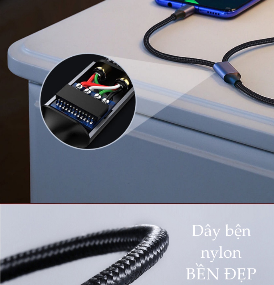 Cáp sạc 2 trong 1 cổng Micro USB và USB-C UGREEN US196 US197 - Hỗ trợ sạc nhanh, dài 1m, tương thích với điện thoại Samsung / Xiaomi / Oppo / Huawei / OnePlus / Redmi / Realme Cáp sạc 2 trong 1 cổng Micro USB và USB-C UGREEN US196 US197 - Hỗ trợ sạc nhanh, dài 1m, tương thích với điện thoại Samsung / Xiaomi / Oppo / Huawei / OnePlus / Redmi / Realme