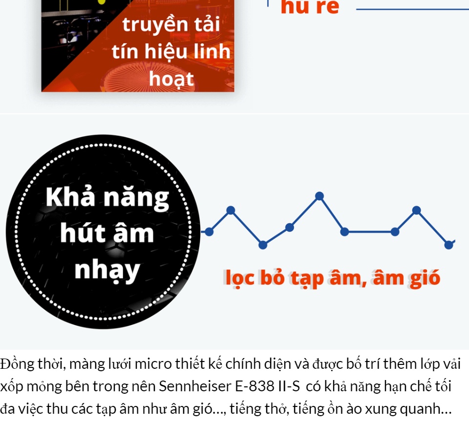 Micro Có Dây Hát Karaoke Cao Cấp Sennheiser 838 II - S | Mua Ngay