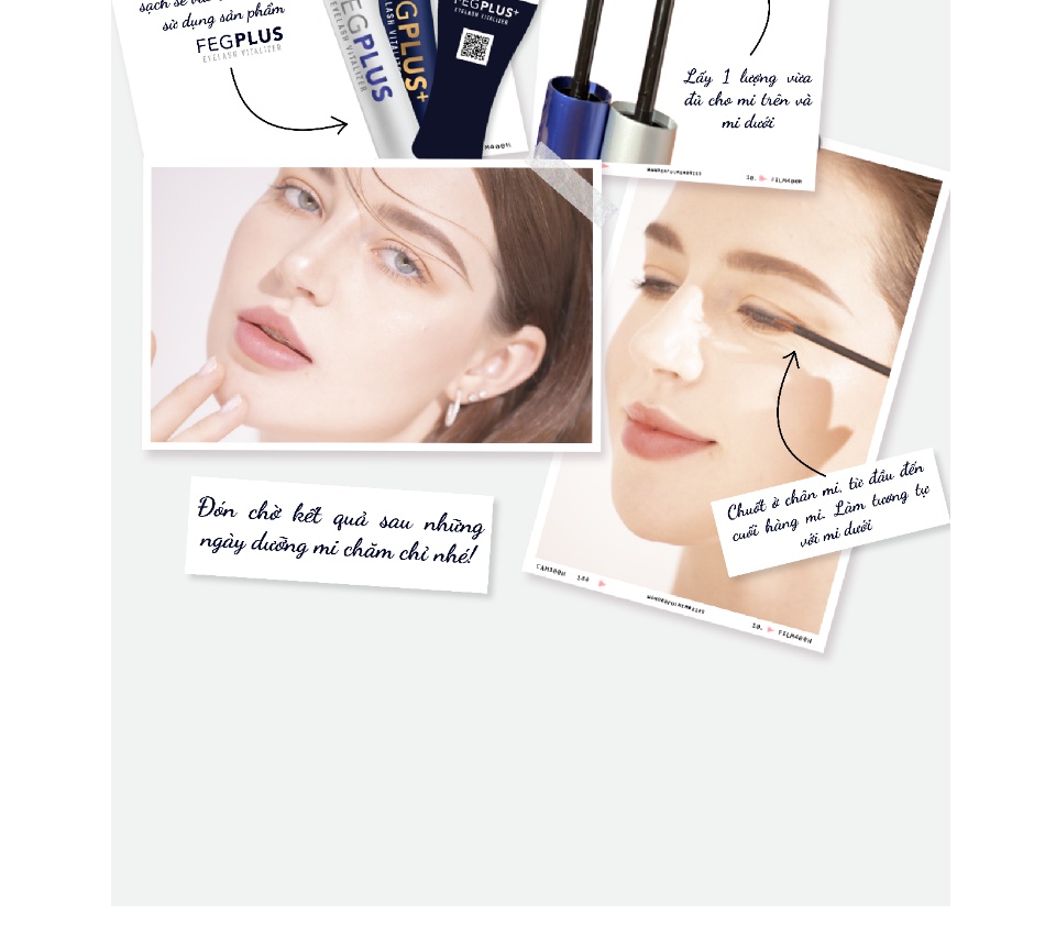 Combo dưỡng mi FEG Plus Stem Cells - Phiên bản tế bào gốc, dài mi nhanh, không chứa Prostaglandins gây thâm mắt (5ml/lọ)