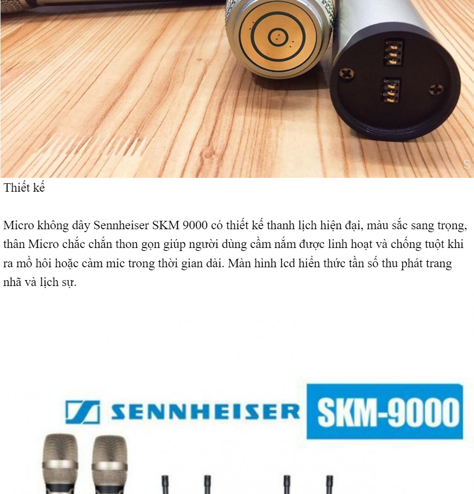 Nơi bán Micro không dây Sennheiser SKM-9000 giá rẻ Mua Micro không dây thanh lí