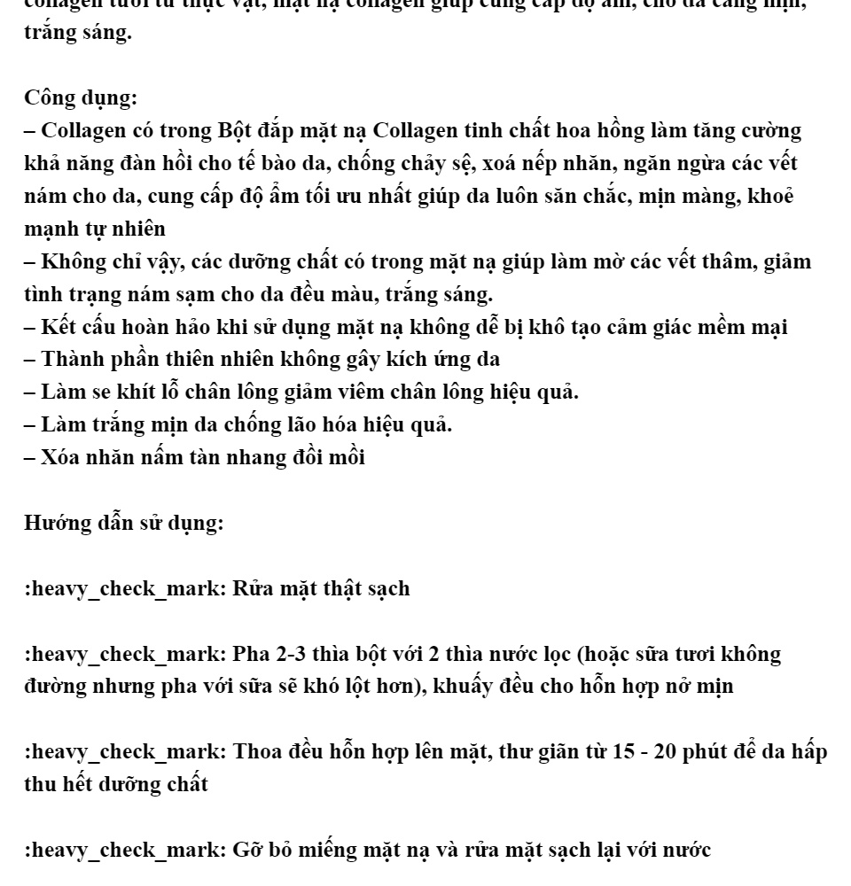 Bột mặt nạ dẻo colagen cánh hoa hồng 100gr chuyên dùng trong Spa ( mask dẻo cao cấp chính hãng )