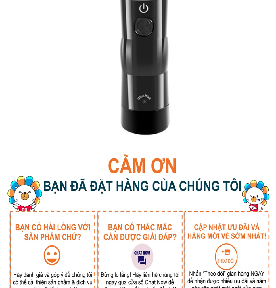 tông đơ cắt tóc người lớn và hớt tóc trẻ em thú cưng lông chó