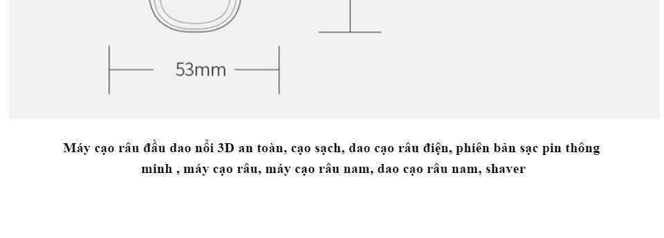 Máy cạo râu Enchen Blackstone Warrior đầu dao nổi 3D an toàn cạo sạch dao