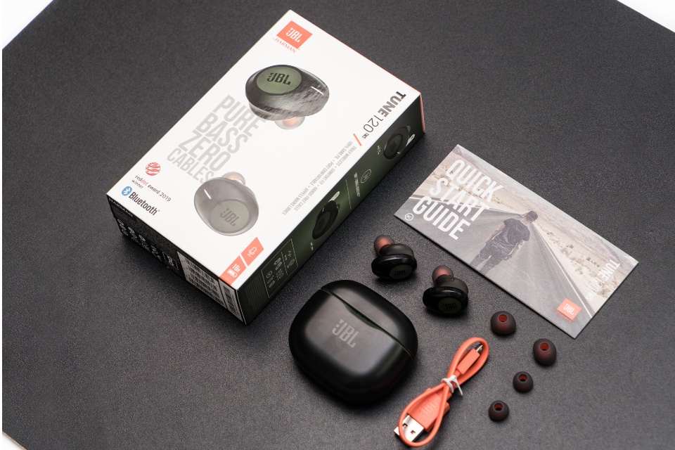 Tai Nghe True Wireless JBL Tune 120 TWS l JBL Pure Bass Sound l Driver