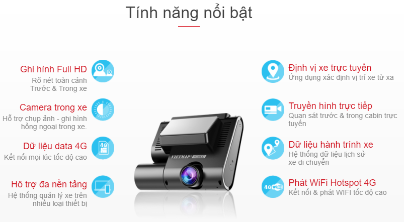 CAMERA HÀNH TRÌNH VIETMAP VM300 ĐÁP ỨNG NGHỊ ĐỊNH 10/2020/NĐ-CP