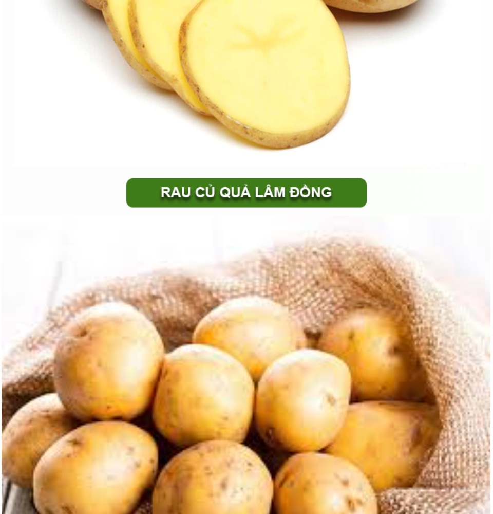 Khoai Tây Đức Trọng – Lâm Đồng ( 500G/1KG )