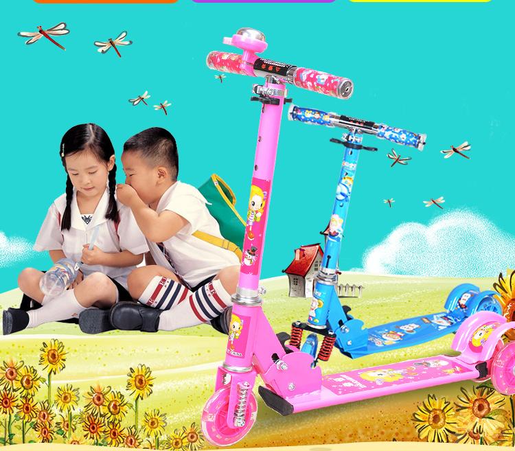 Xe Trượt Trẻ EmXe Trượt Scooter 3 Bánh Ngộ NghĩnhĐáng Yêu Dành Cho BéGiúp Bé